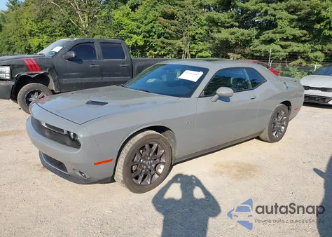 2018 Dodge Challenger Gt Awd из США, поврежденный, VIN 2C3CDZGGXJH246824